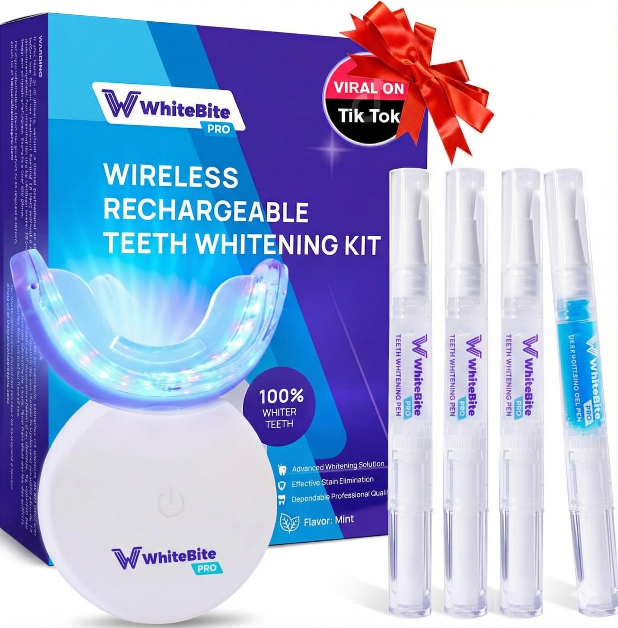 WhiteBite Pro Teeth Whitening Kit for Sensitive Teeth

