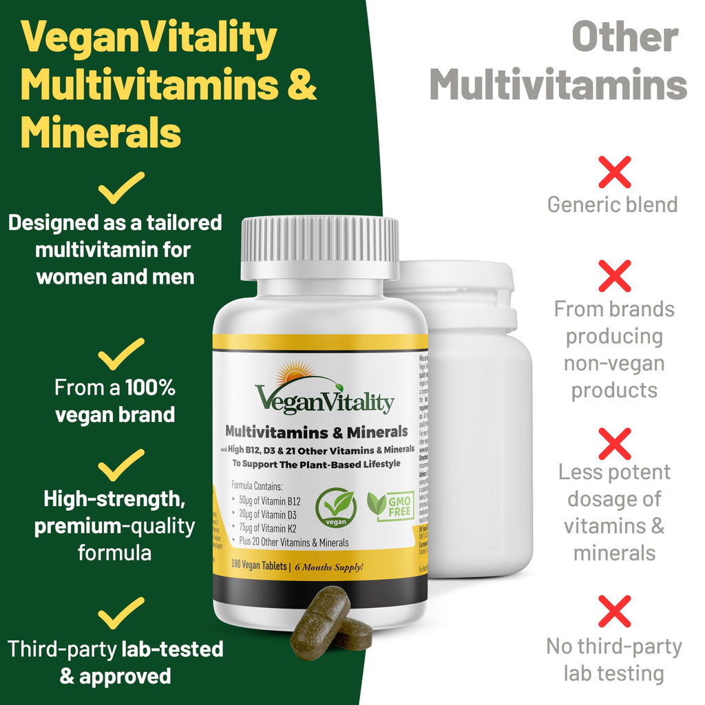 Vegan Multivitamin & Mineral Supplement | Adults

