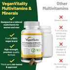 Vegan Multivitamin & Mineral Supplement | Adults

