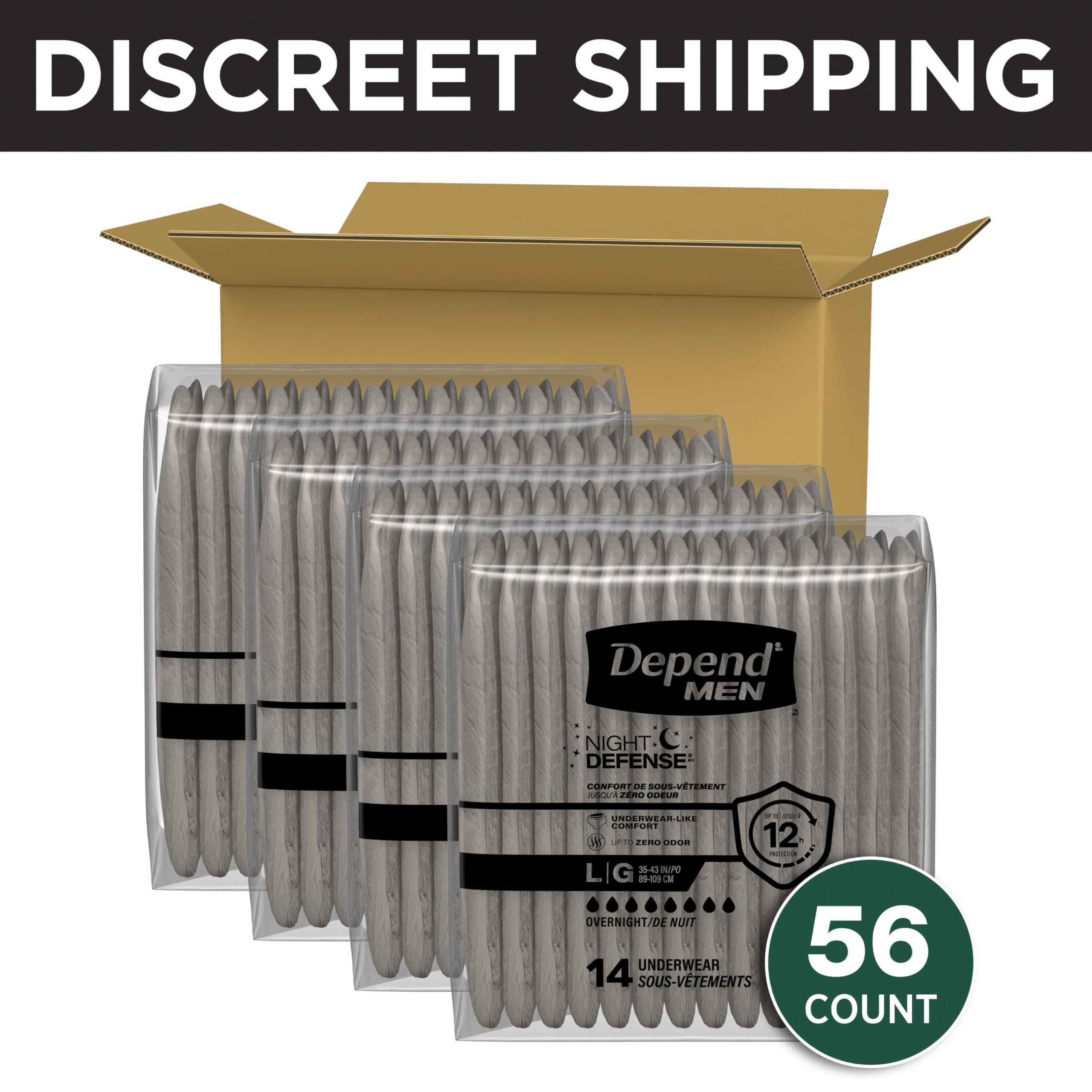 Depend Night Defense Incontinence Underwear for Men

