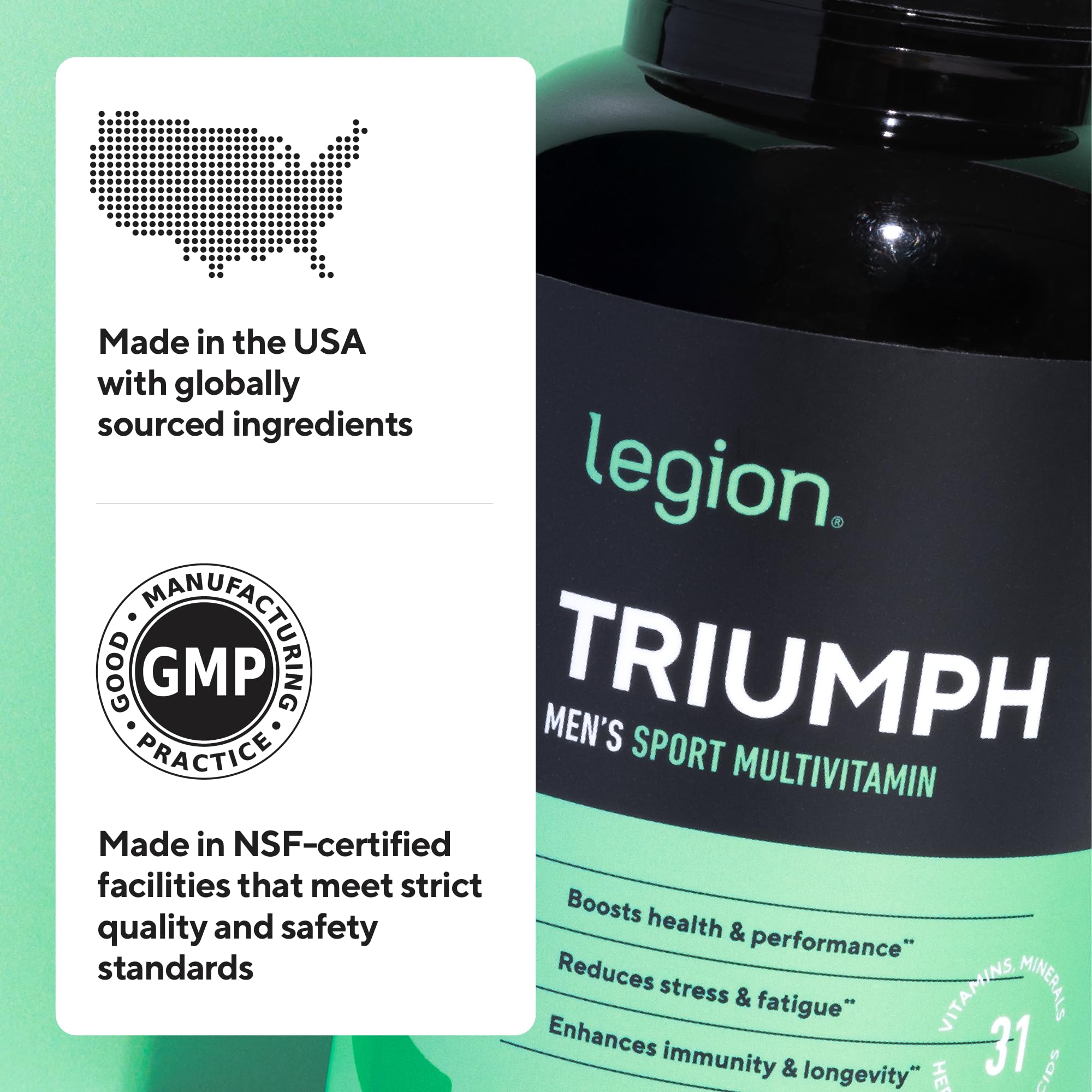 LEGION Triumph Sport Multivitamin Daily Wellness

