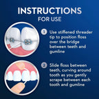 Oral-B Threader Floss for Braces and Implants

