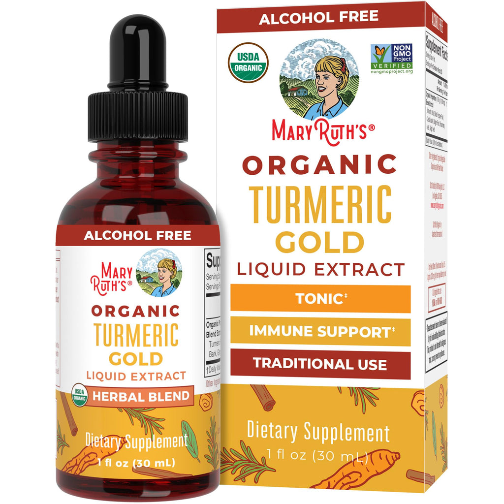 MaryRuth's Turmeric Gold Liquid Drops - Immune Support


