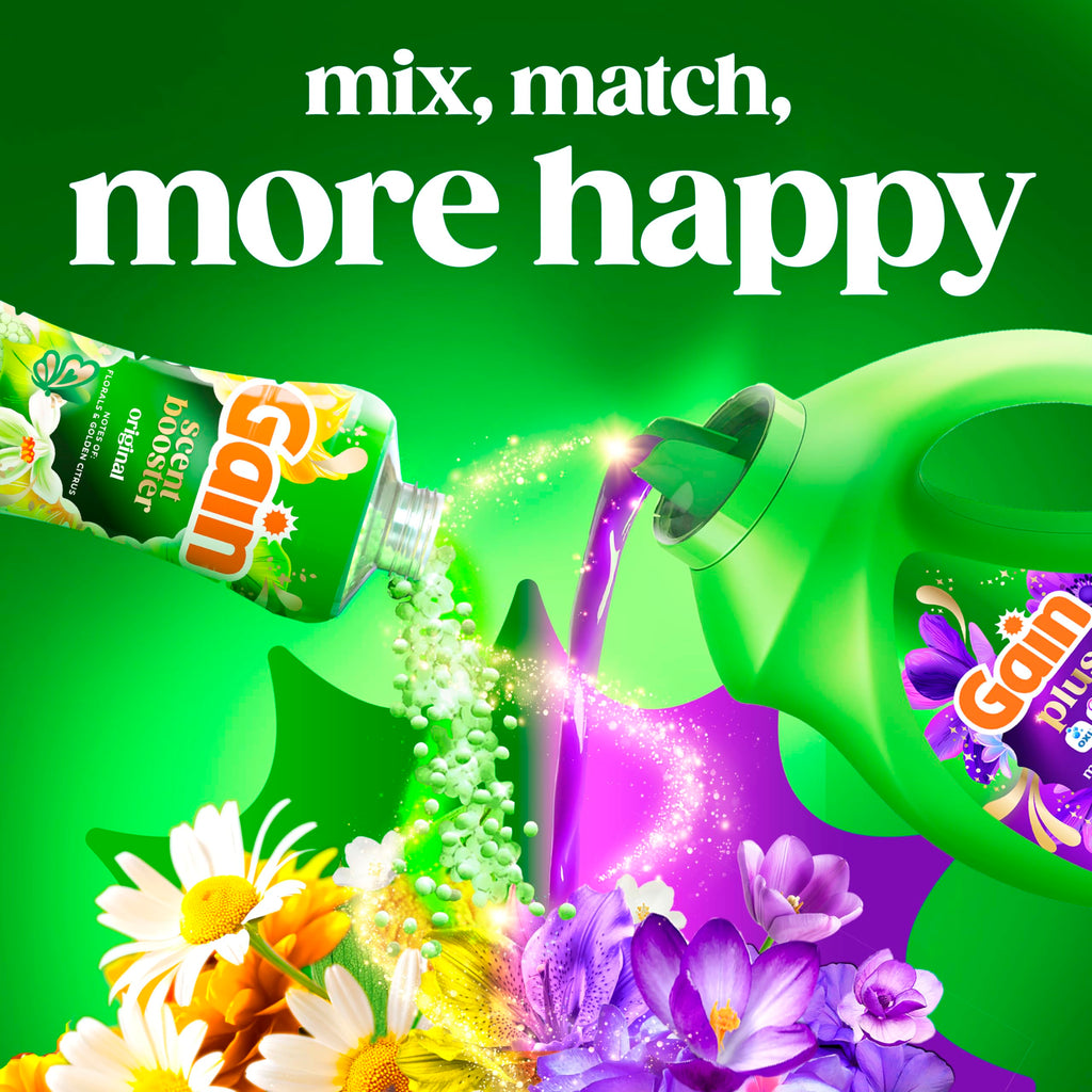Gain Plus Liquid Laundry Detergent with Oxi - All Machines


