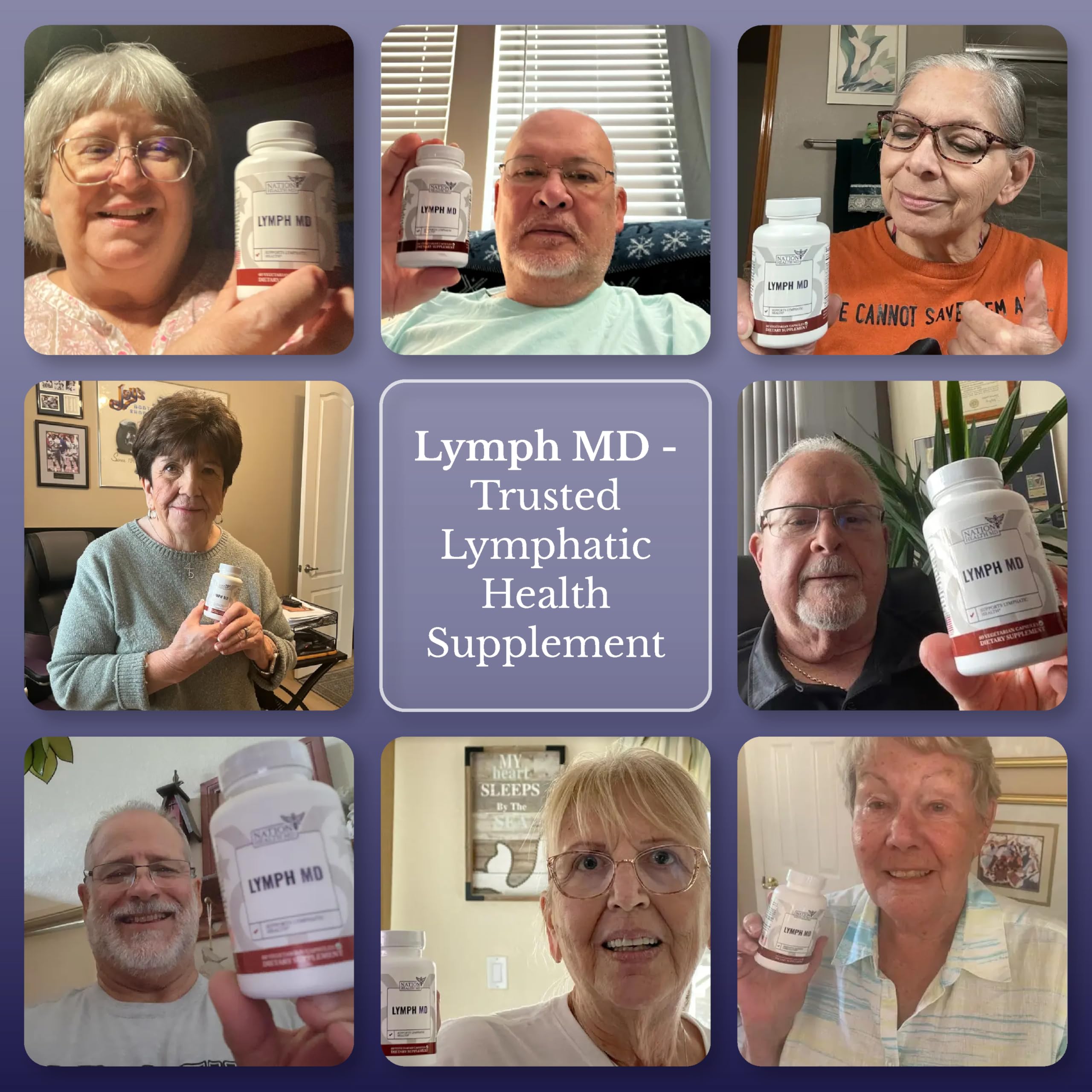 NationHealth MD Lymph MD Lymphatic Supplement | Plant-based

