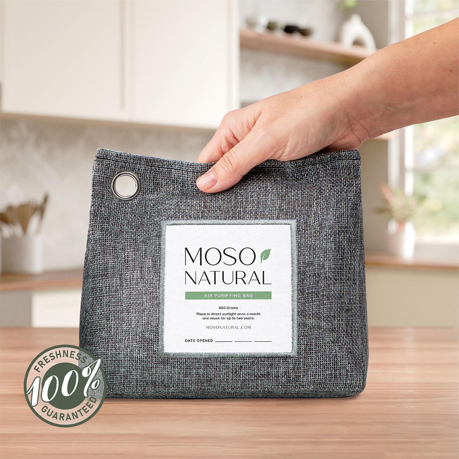 Moso Natural Bamboo Charcoal Air Purifying Bag Unscented

