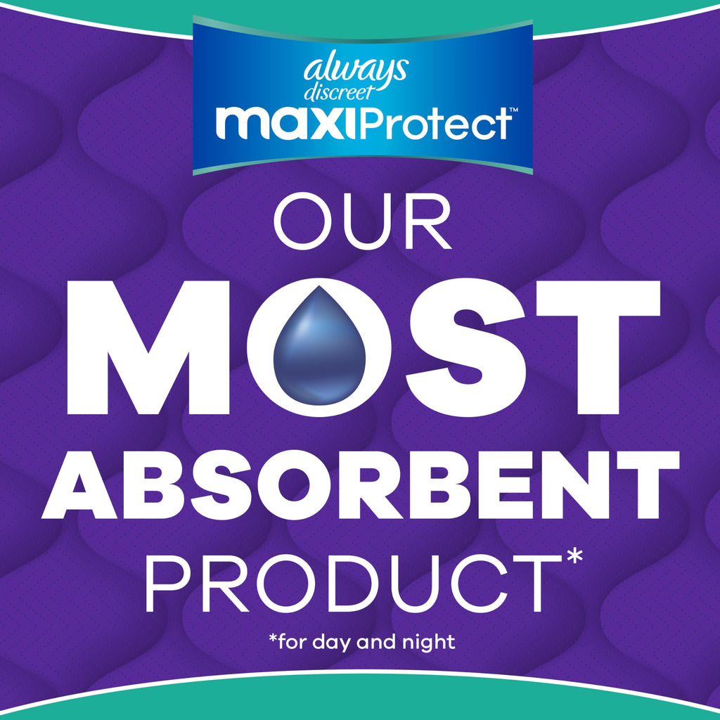 Always Discreet MaxiProtect Incontinence Underwear for Women

