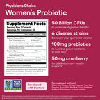 Physician's Choice Probiotics for Women - 50 Billion CFU

