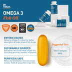 Dr. Tobias Omega-3 Fish Oil Triple Strength EPA DHA

