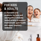 NatureWise Oral Probiotics Mint Chewables for Mouth Health

