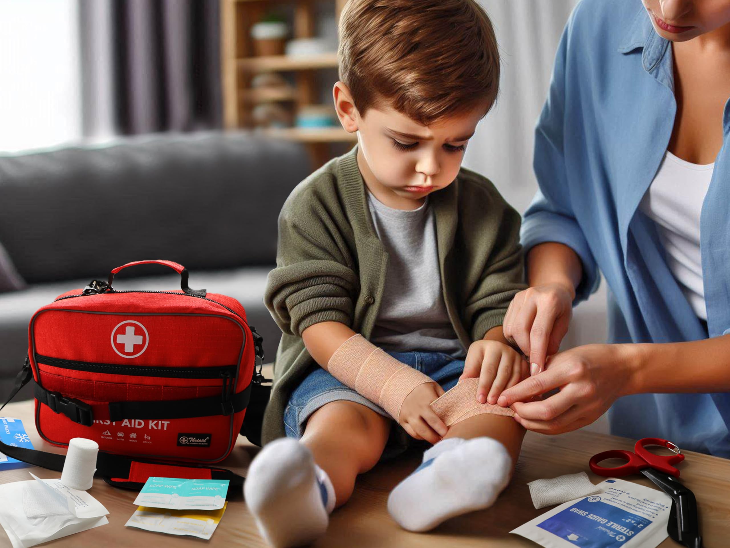 First Aid Kit Waterproof Portable Medical Emergency Kit

