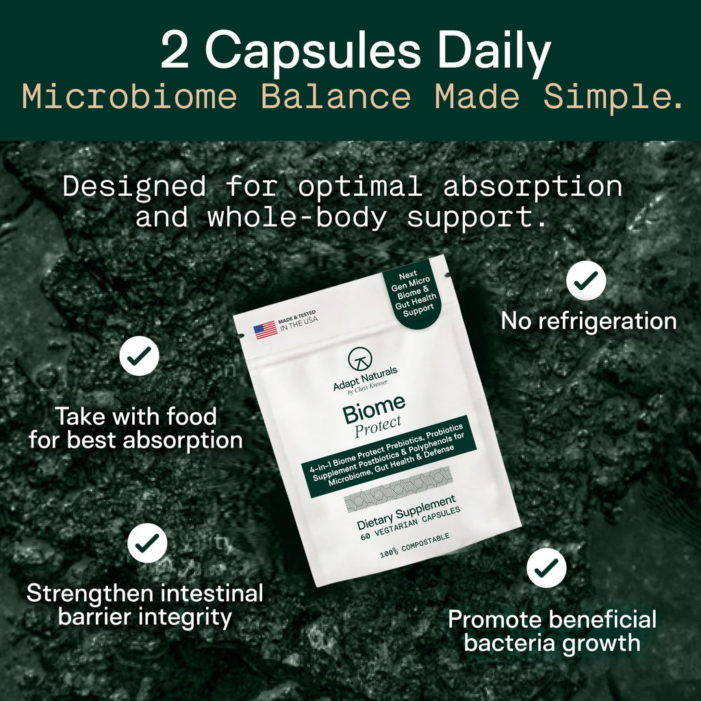 Adapt Naturals Biome Protect 4-in-1 Supplement


