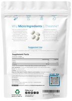Micro Ingredients L-Theanine 400 mg Softgels | Calming Focus

