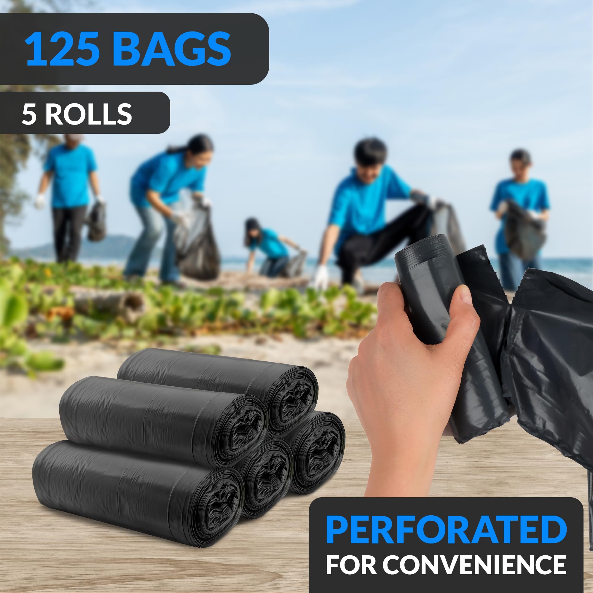 Trash Bags by Reli. Durable for Home Use

