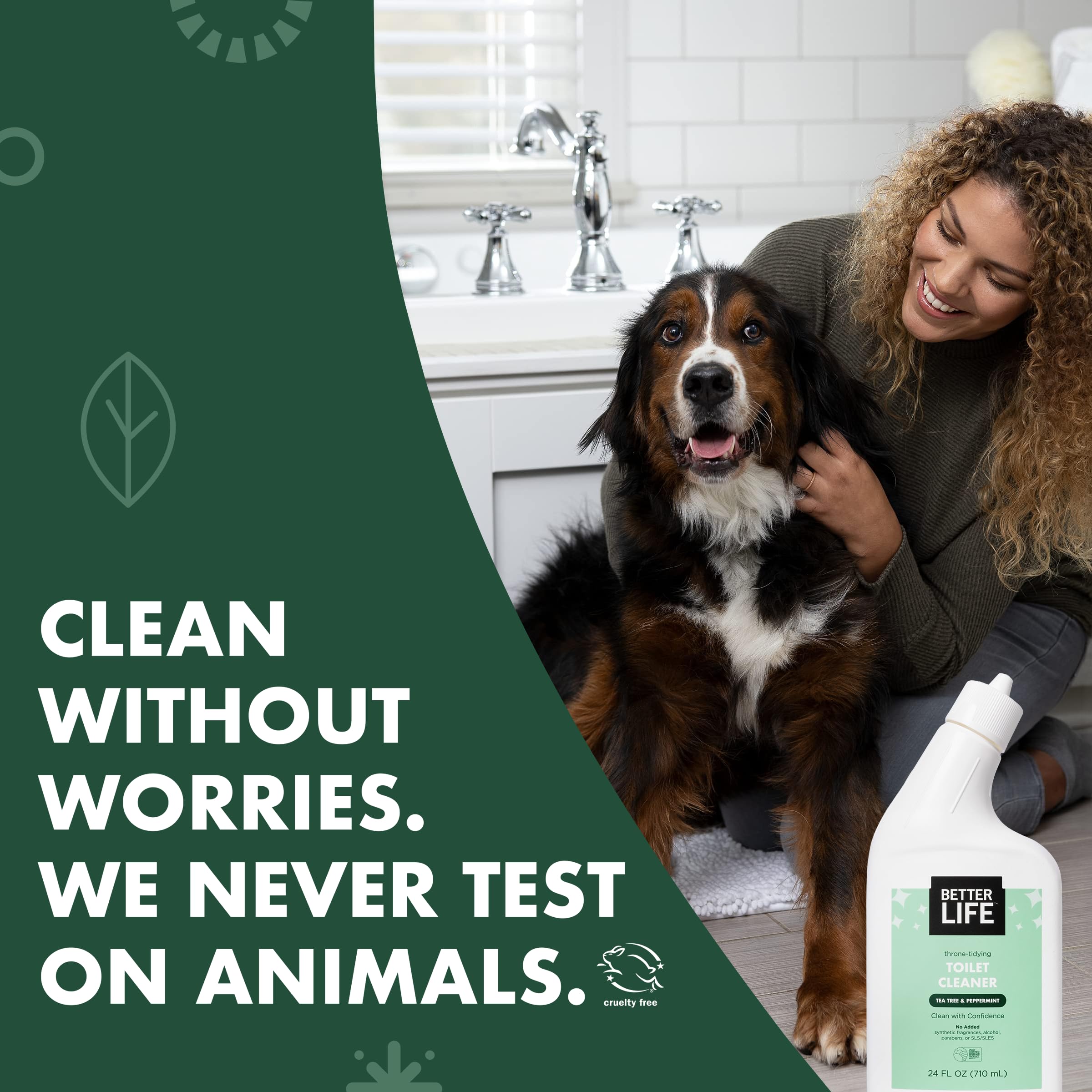 Better Life Toilet Bowl Cleaner Gel Tea Tree Peppermint

