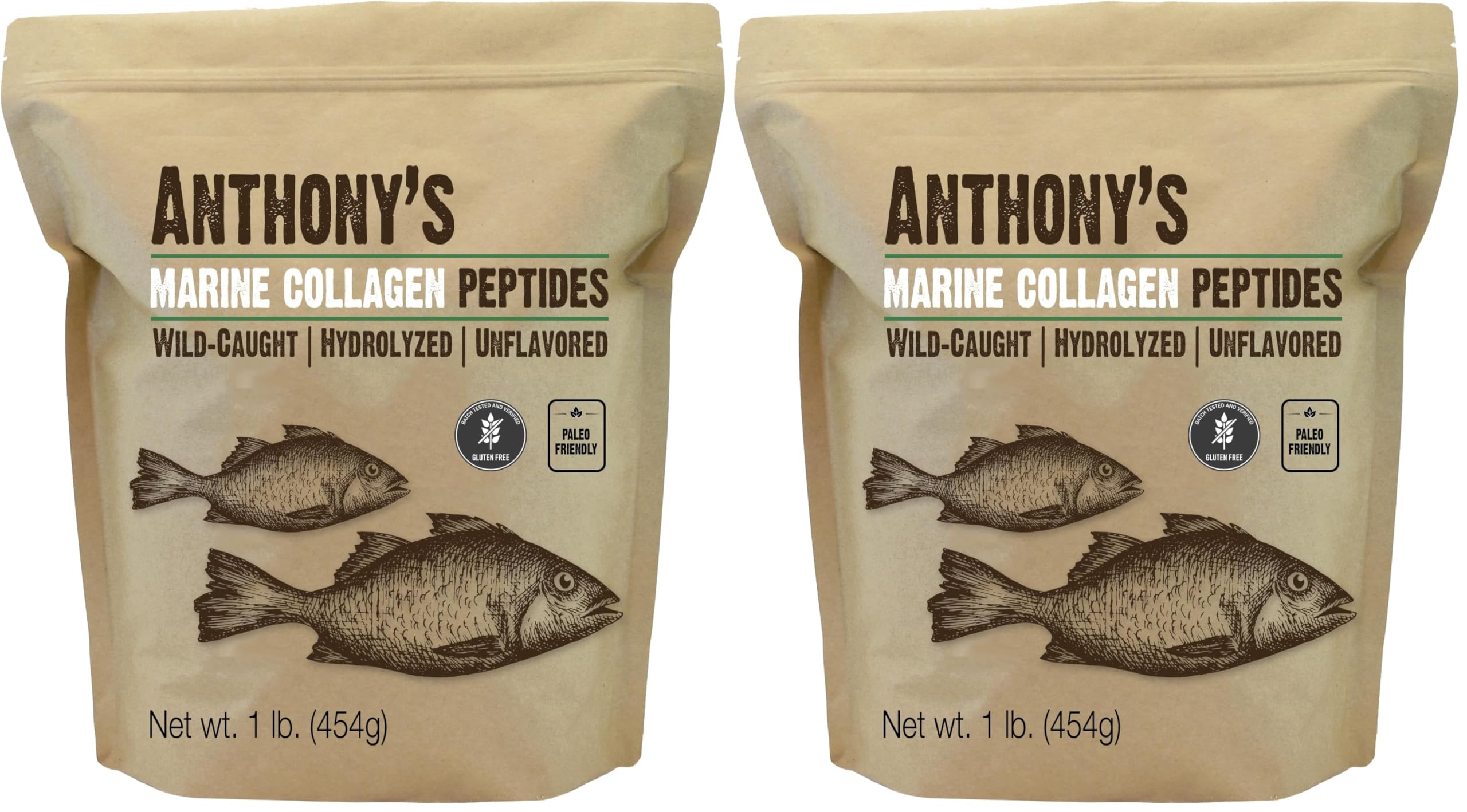 Anthony's Hydrolyzed Marine Collagen Peptides - Gluten-Free