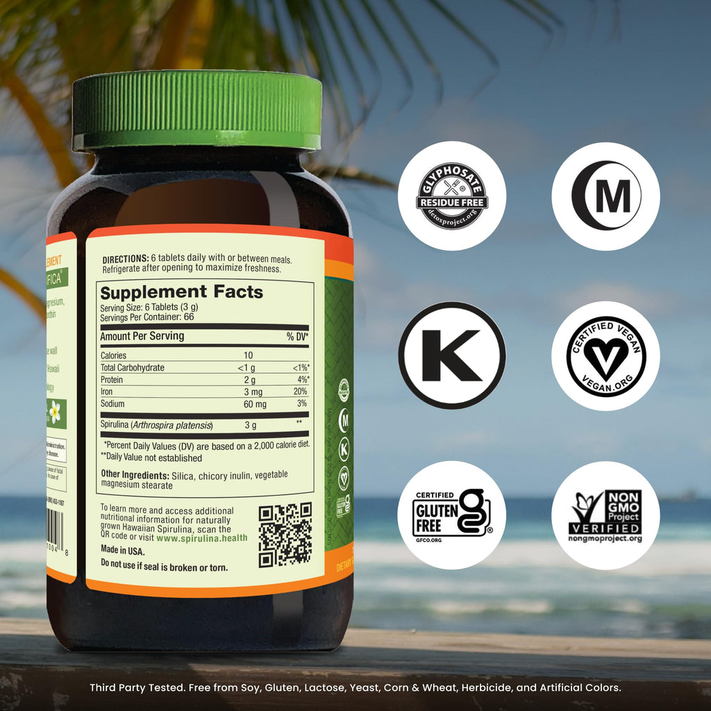 Nutrex Hawaii Pure Hawaiian Spirulina – Vegan Superfood

