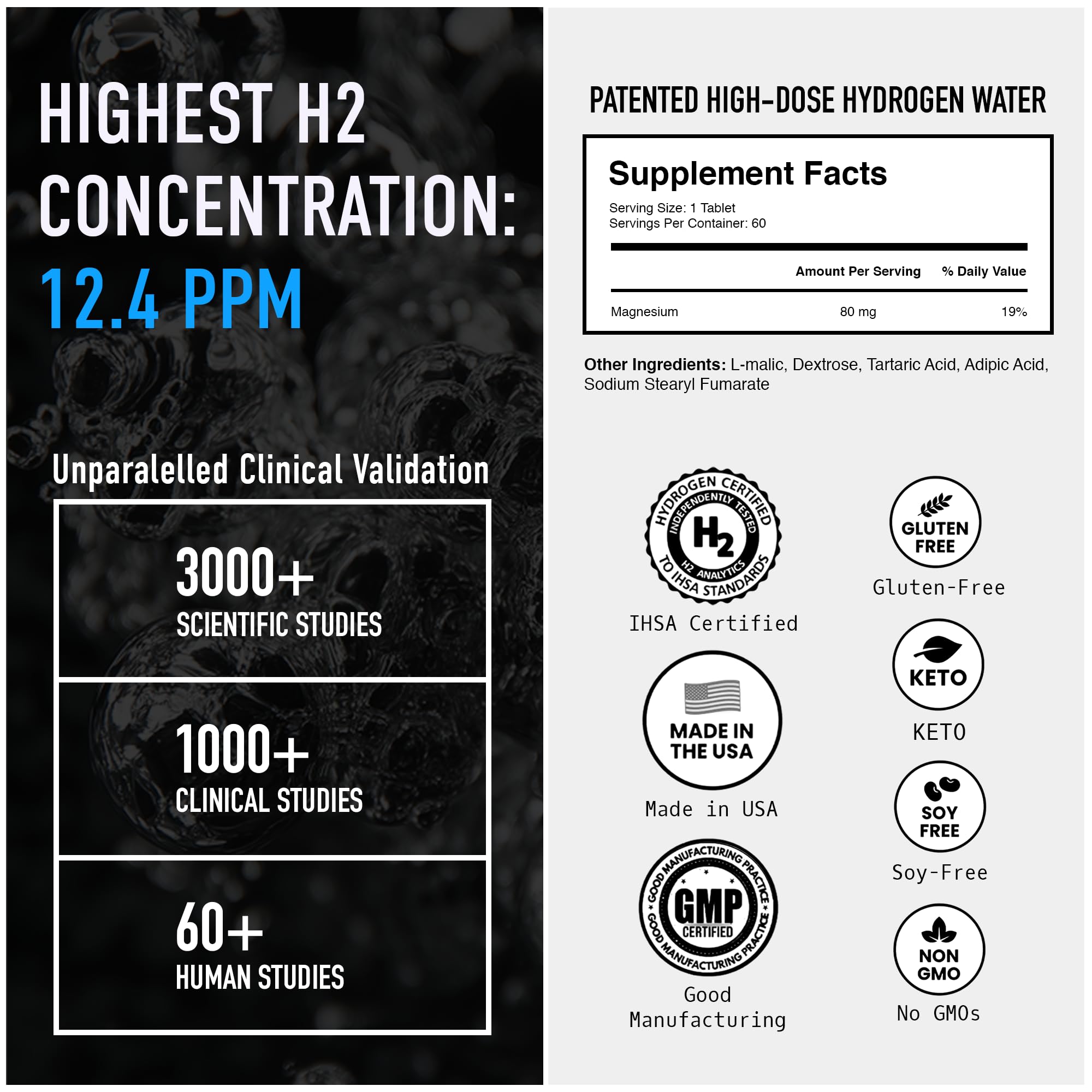 Drink HRW Rejuvenation Hydrogen Tablets - Hydrogen Water

