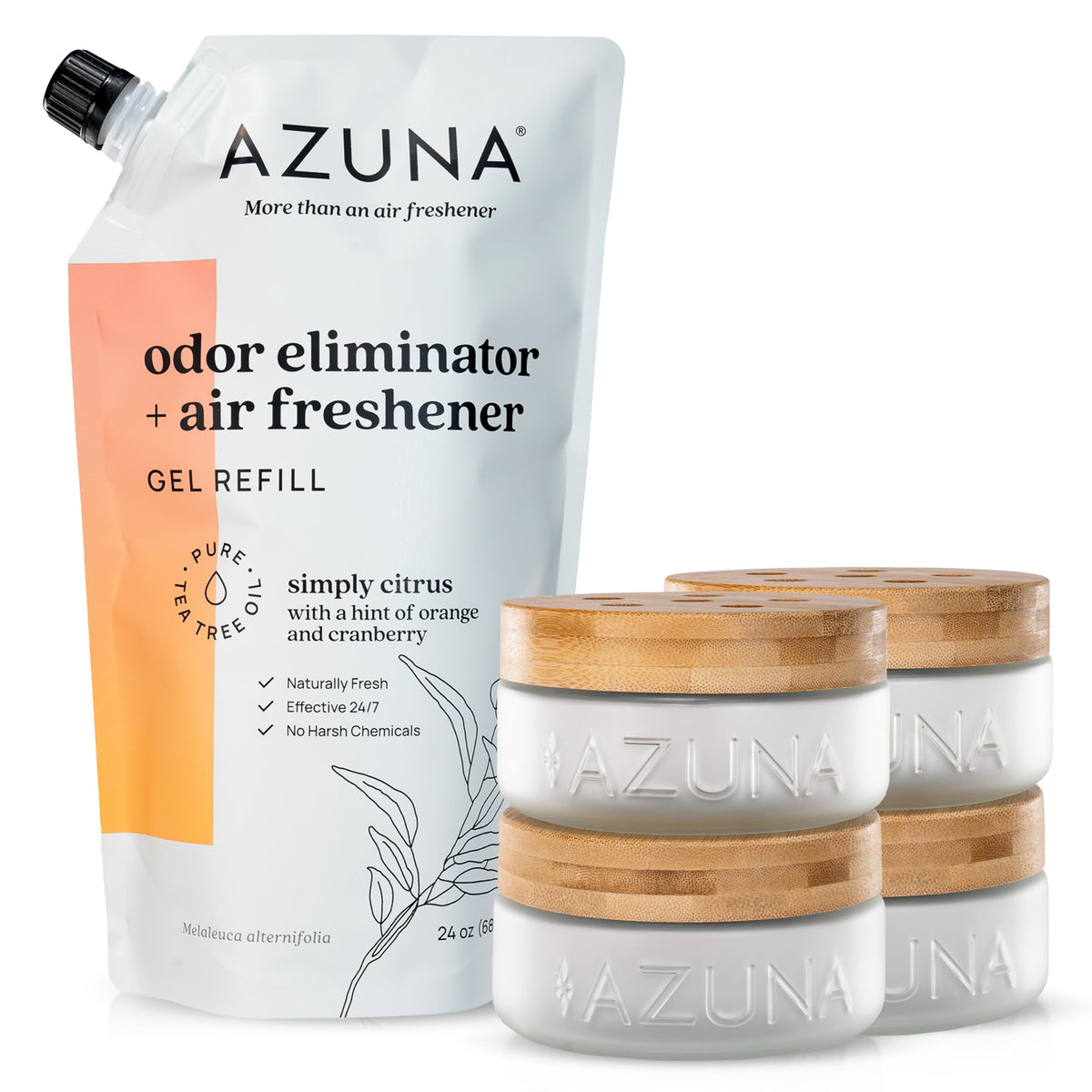 Azuna Air Freshener & Odor Eliminator Kit for Odor Control