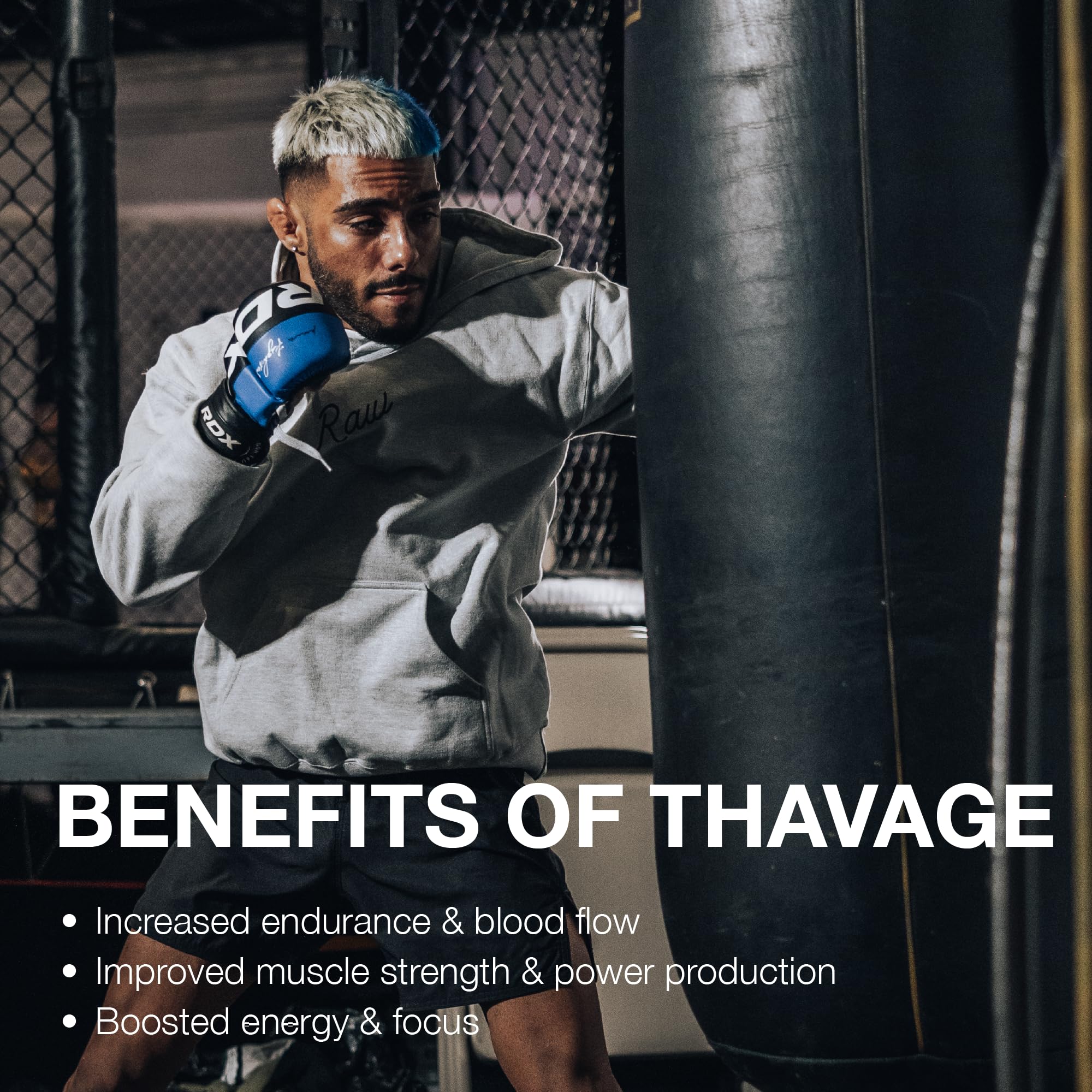 RAW Nutrition Pre-Workout Powder for Energy & Focus

