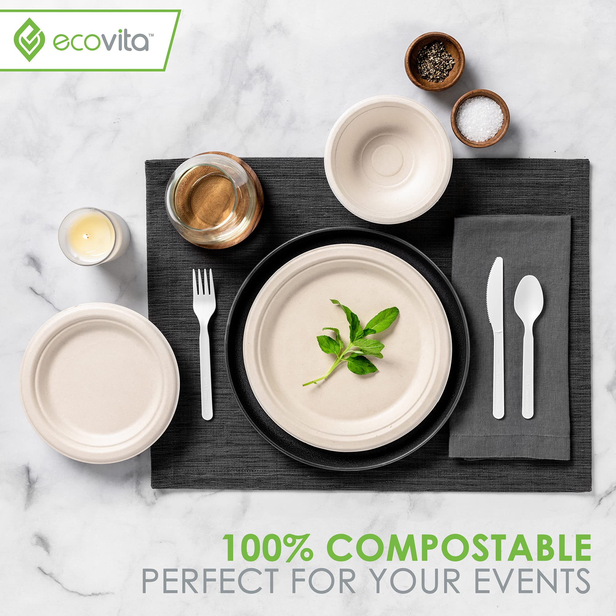 Ecovita Plates - Eco Friendly Tableware

