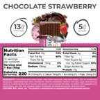 Power Crunch Protein Energy Wafer Bars, Chocolate Strawberry, 1.4 Ounce (12 Count)