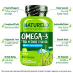 Naturelo Burpless Omega-3 Fish Oil EPA & DHA

