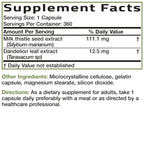 Bronson Milk Thistle Liver Support Capsules


