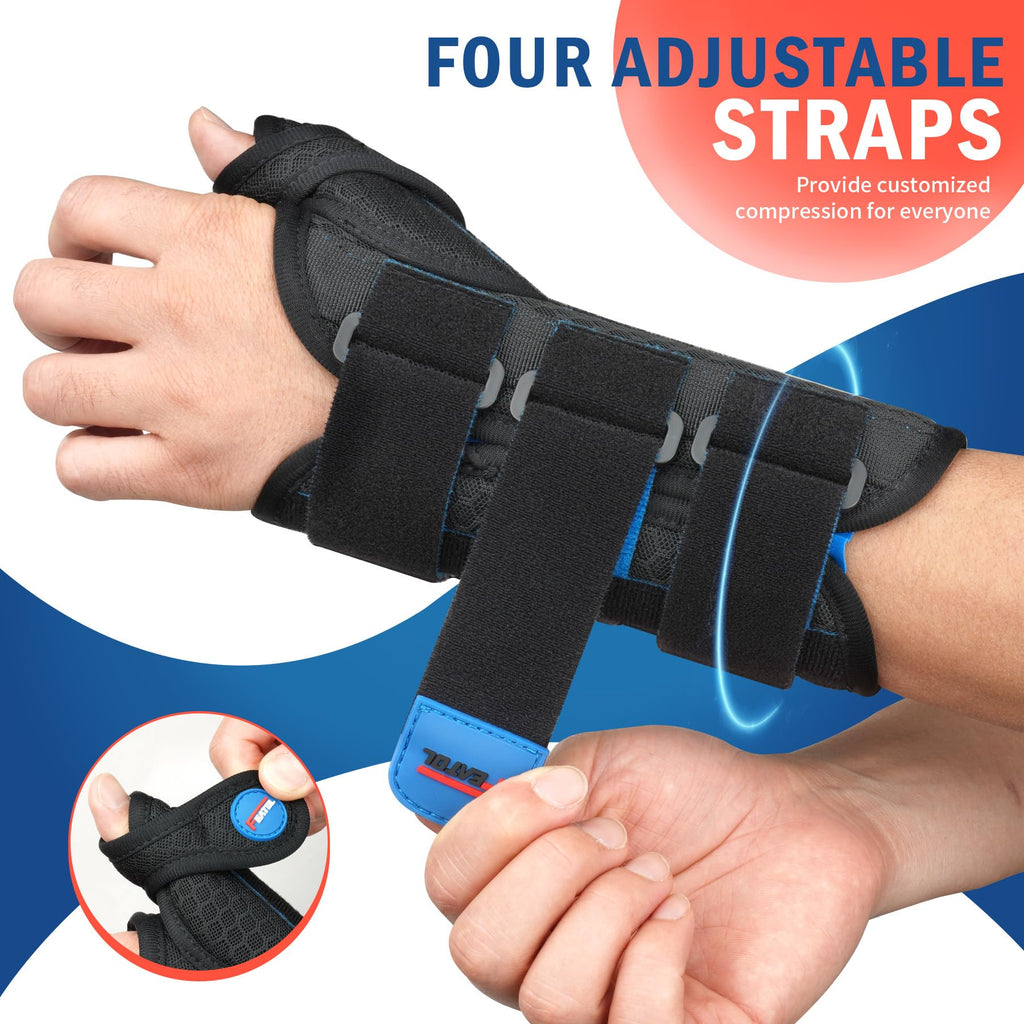 FEATOL Thumb Spica Splint for Carpal Tunnel & De Quervain

