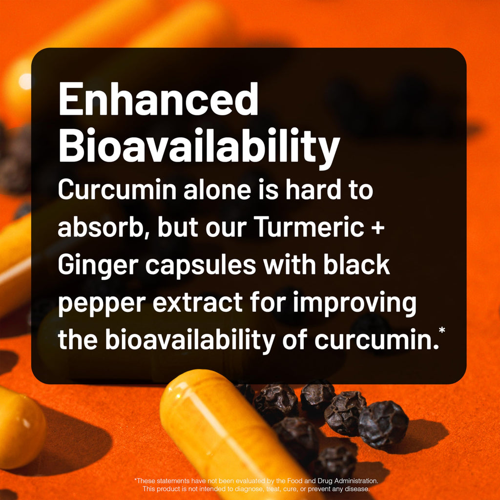 NatureWise Turmeric Curcumin + Ginger Supplement - Vegan

