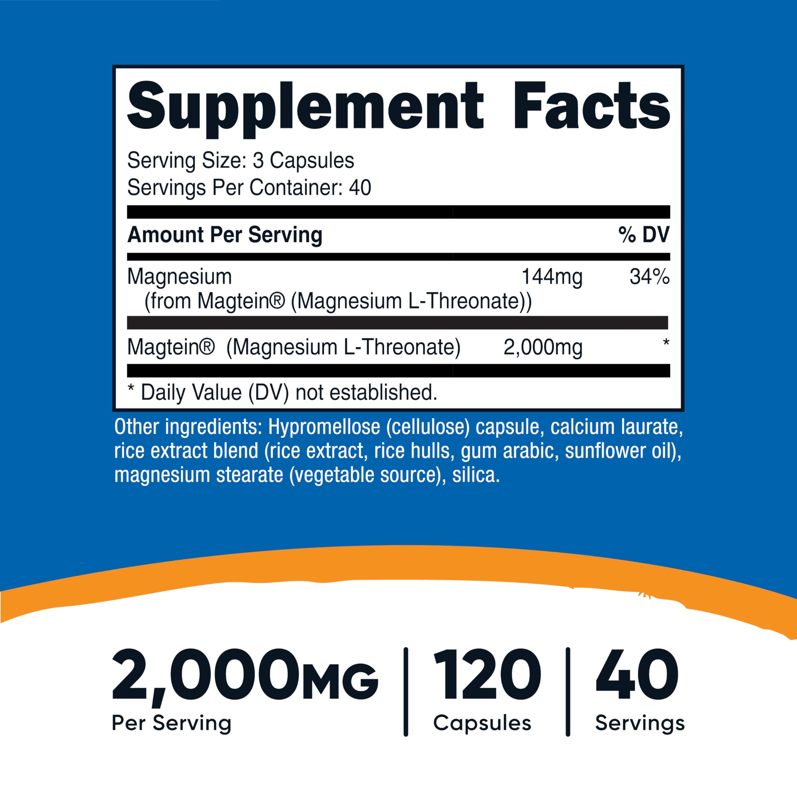 Nutricost Magnesium L-Threonate Supplement

