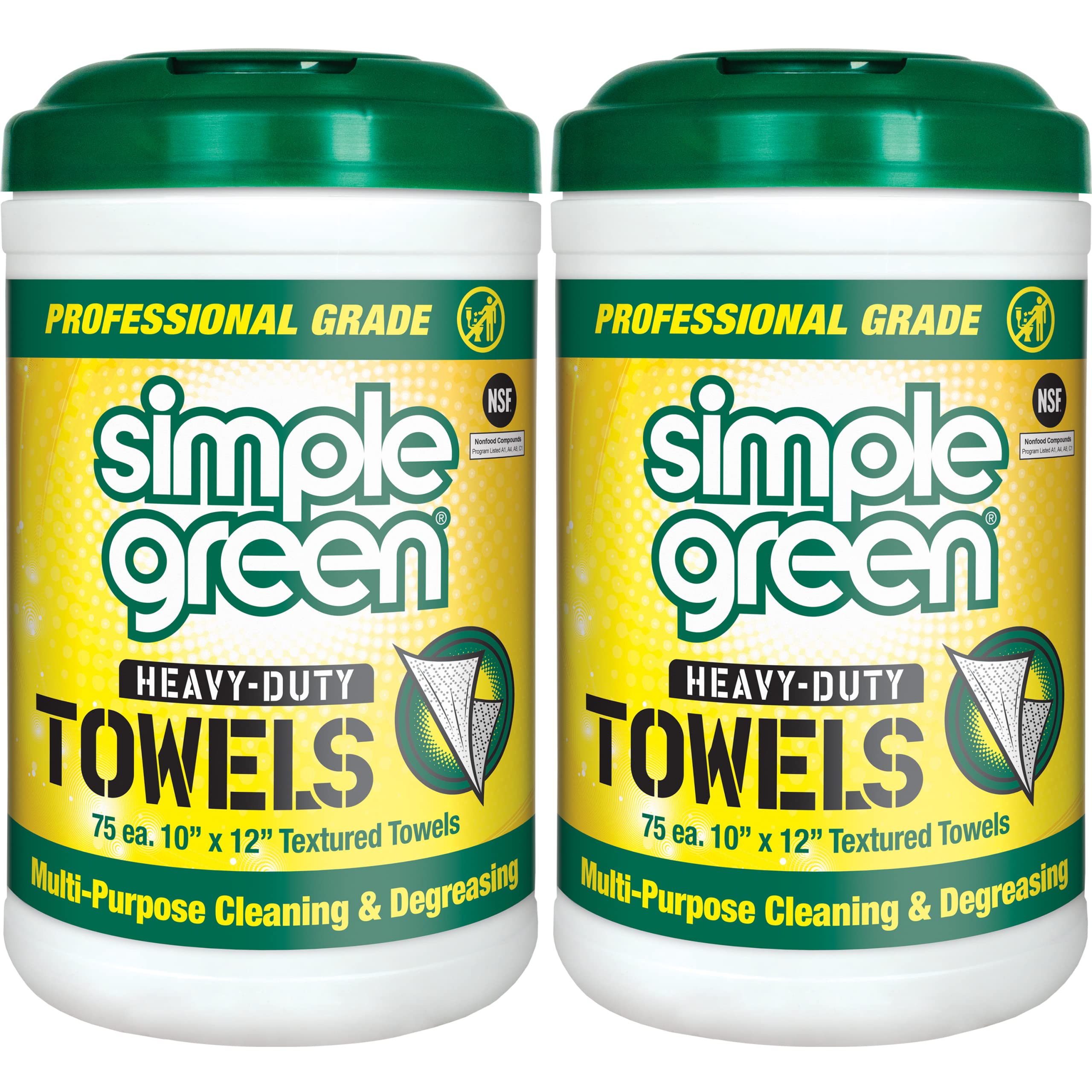 Simple Green Heavy-Duty Cleaning Towels | All-Purpose Wipes

