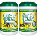Simple Green Heavy-Duty Cleaning Towels, All-Purpose Wipes