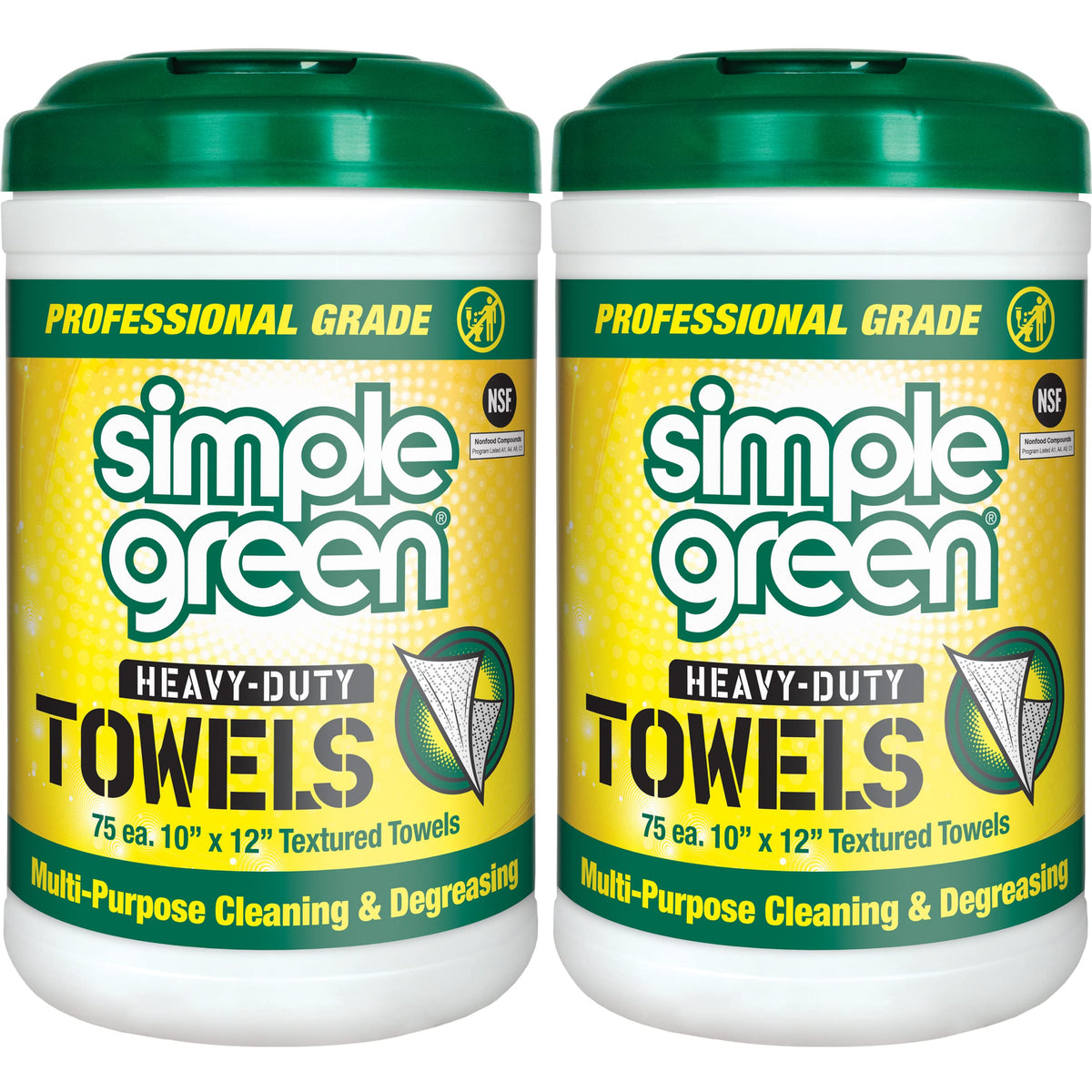 Simple Green Heavy-Duty Cleaning Towels, All-Purpose Wipes