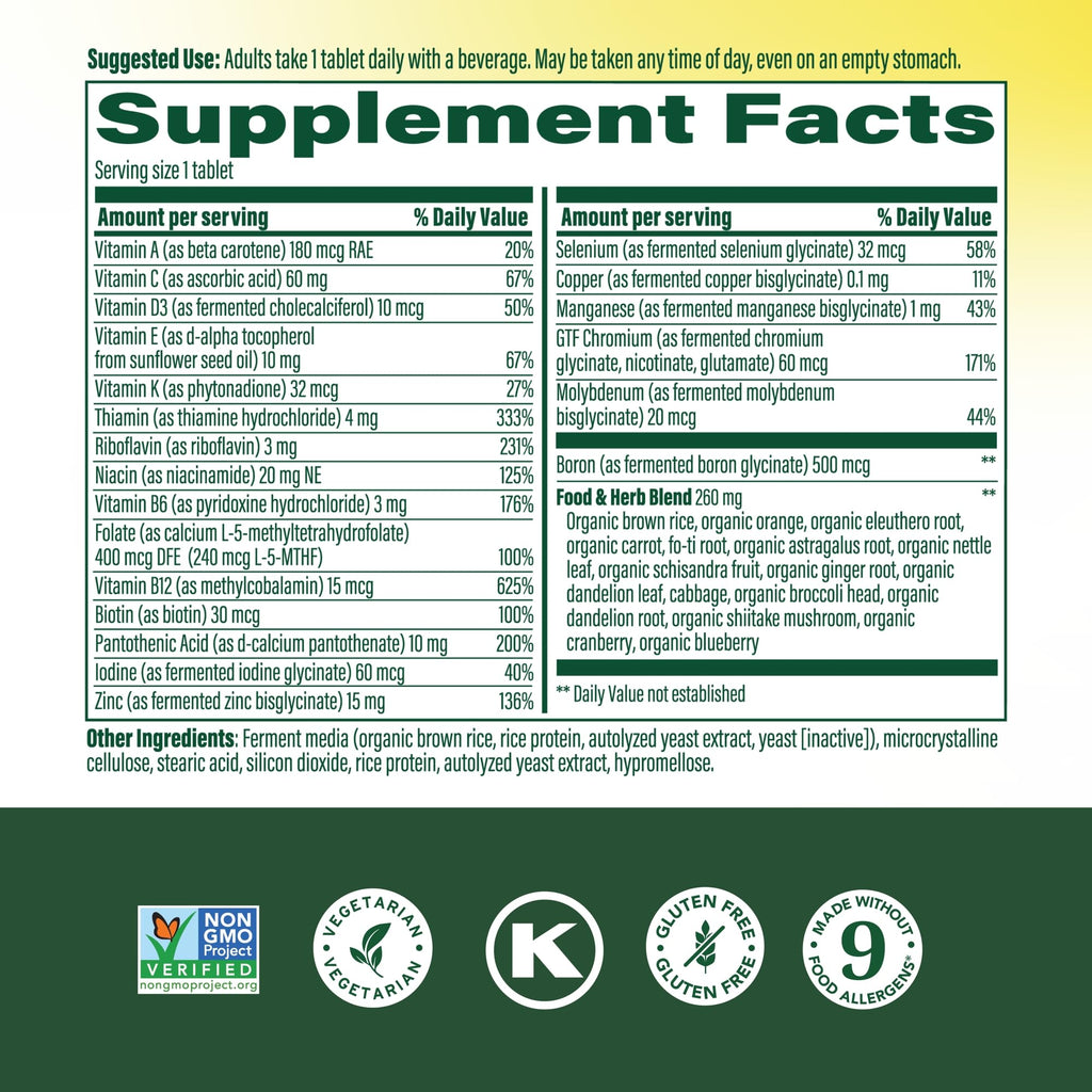 One Daily Men's Multivitamin MegaFood | Immune & Energy

