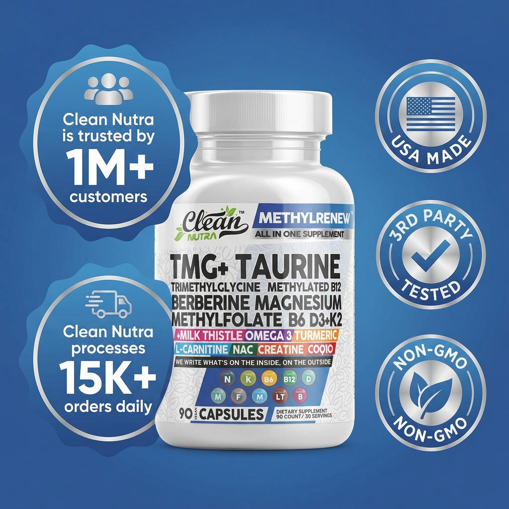 Clean Nutra Methylated Multivitamin Complex for Adults

