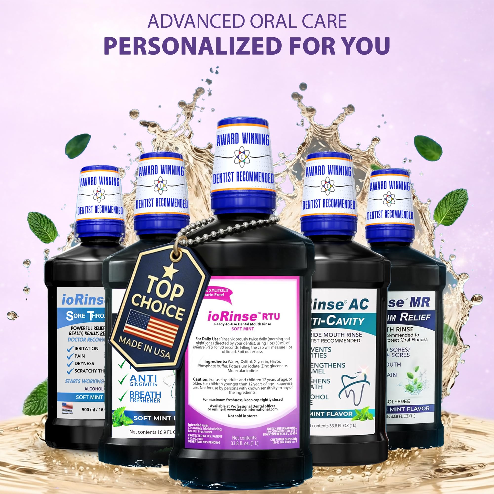 ioRinse Halitosis Mouthwash - Molecular Iodine

