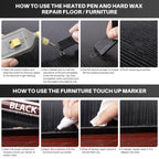XMNAMC Floor Repair Kit with Heat Pen for Floors & Furniture

