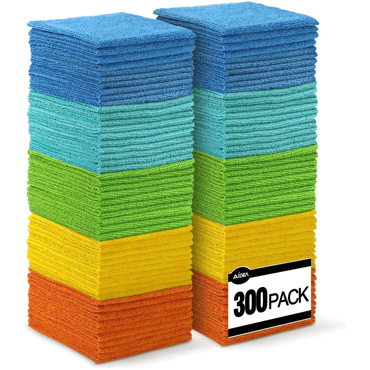 AIDEA Microfiber Cleaning Cloths – Soft, Absorbent Towels