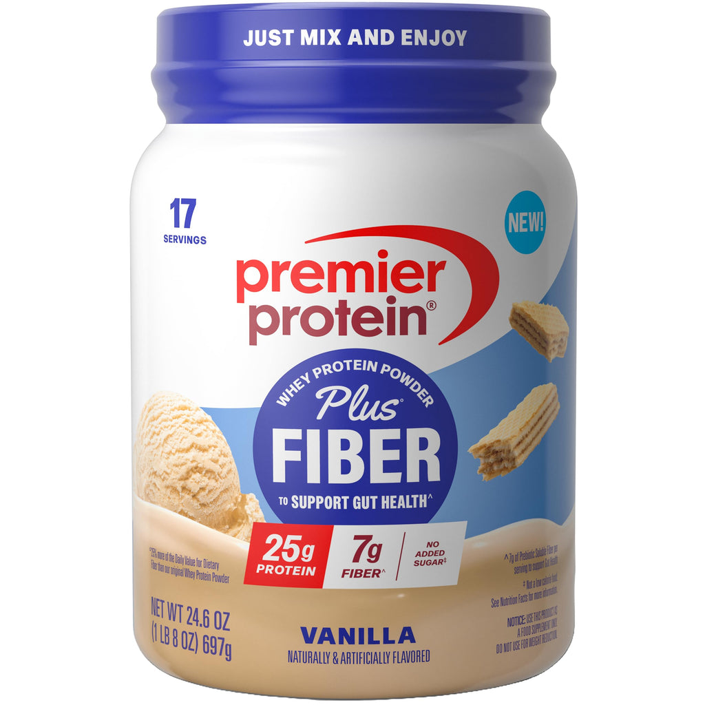 Premier Protein Powder Plus Fiber 25g Protein

