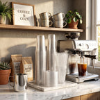 VITEVER Clear Plastic Cups with Lids and Straws – BPA Free

