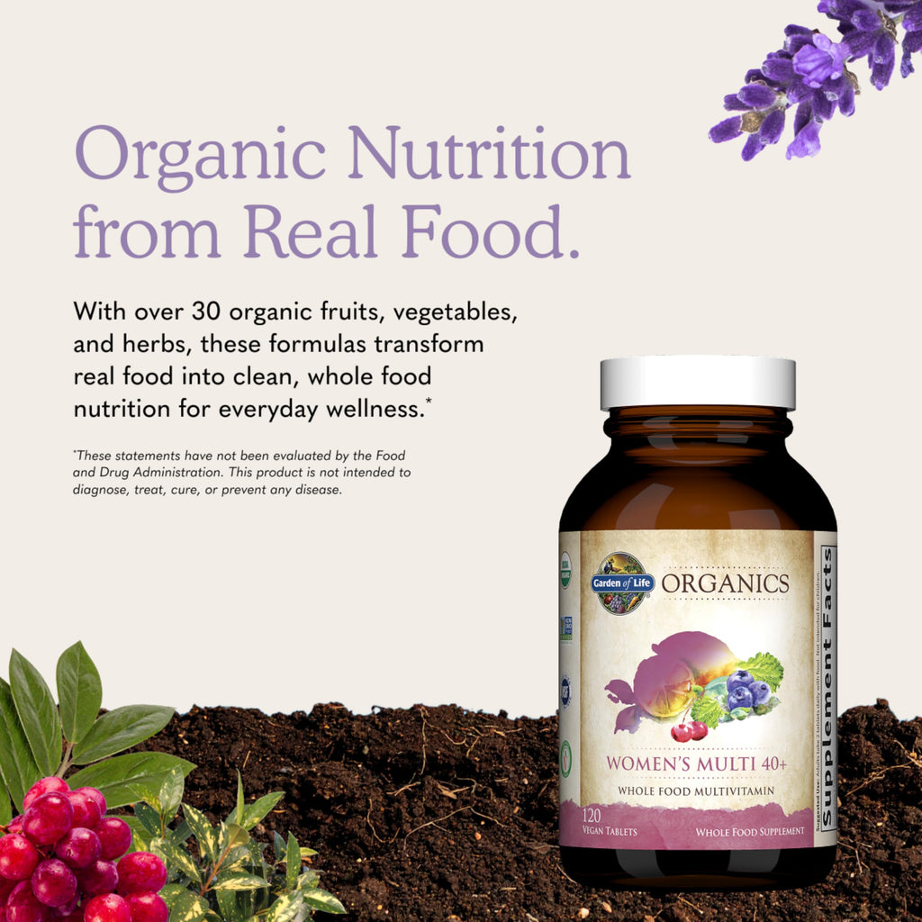 Garden of Life Organic Women's Multivitamin | Energy Support

