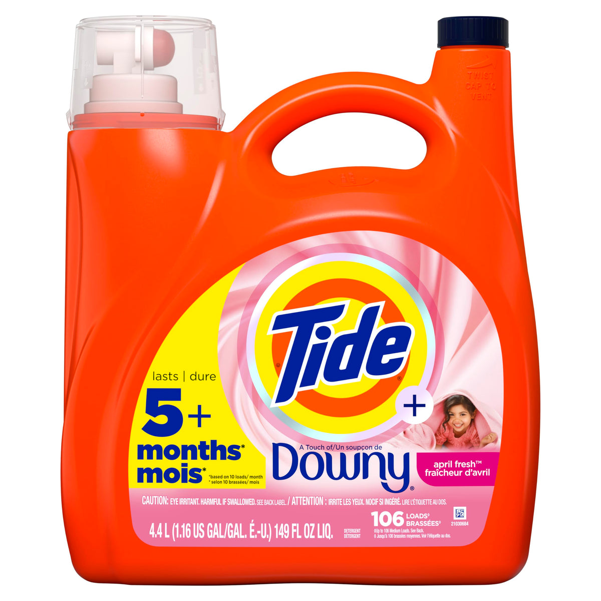 Tide Plus Downy Liquid Laundry Detergent with April Fresh Scent