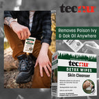 Tecnu Detox Wipes Urushiol Oil Remover Poison Ivy Oak Sumac

