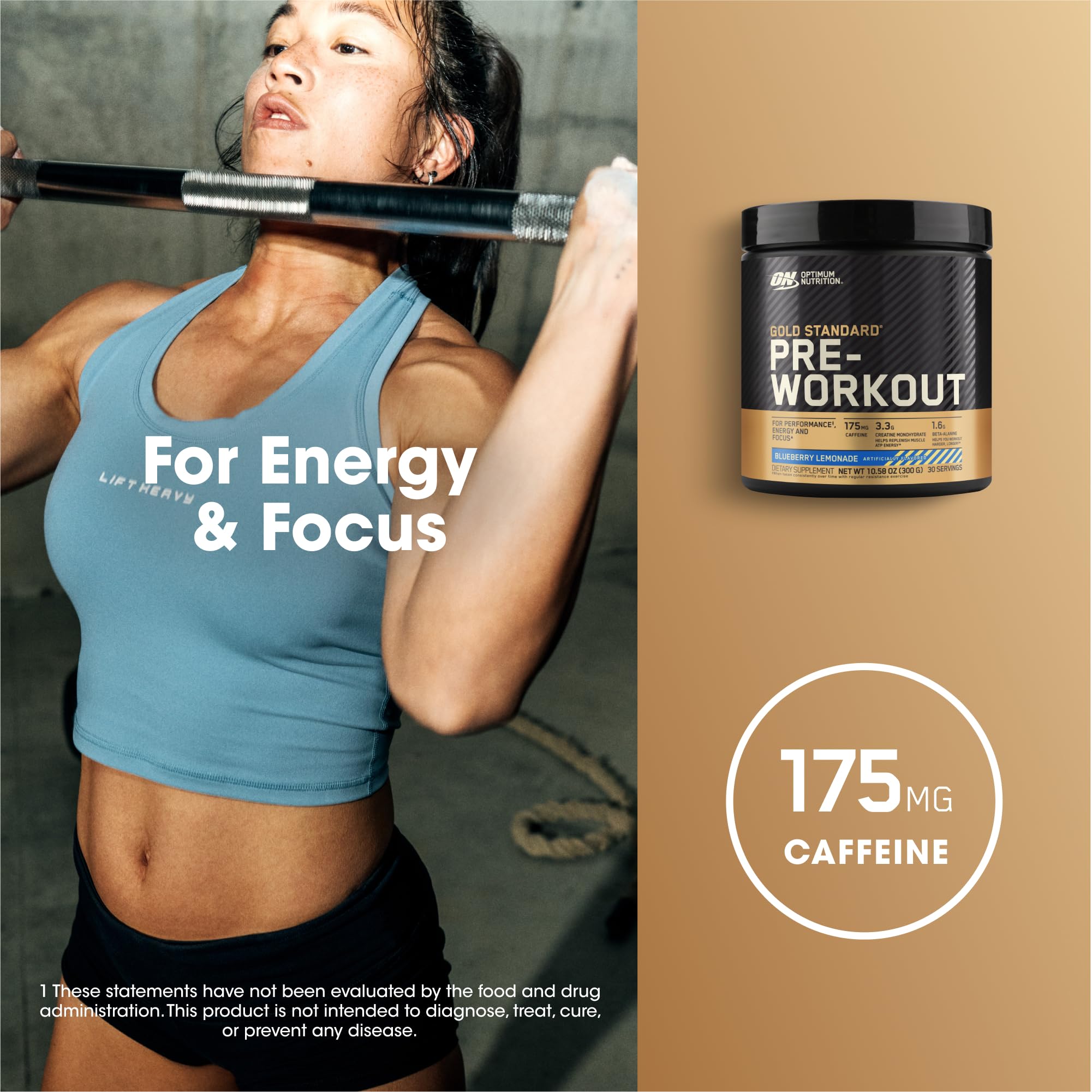 Optimum Nutrition Gold Standard Pre-Workout Powder

