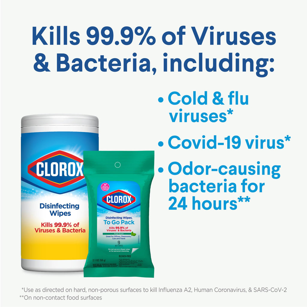 Clorox Disinfecting Wipes Bleach-Free Multi-Surface Cleaner

