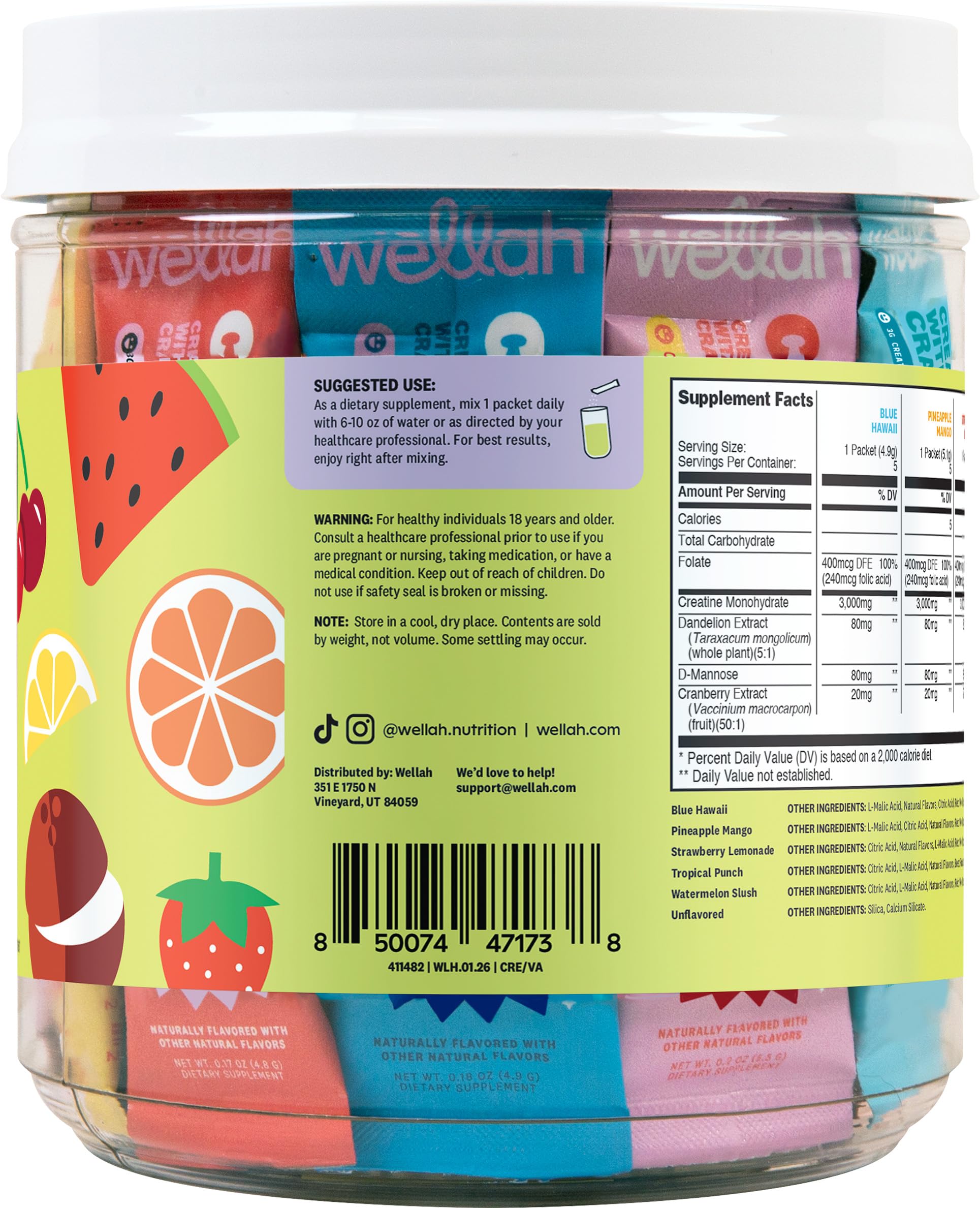 Wellah Creatine for Women – Creatine Supplement

