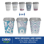 Paper Coffee Cups Dixie To Go - Insulated Non-Slip Grip


