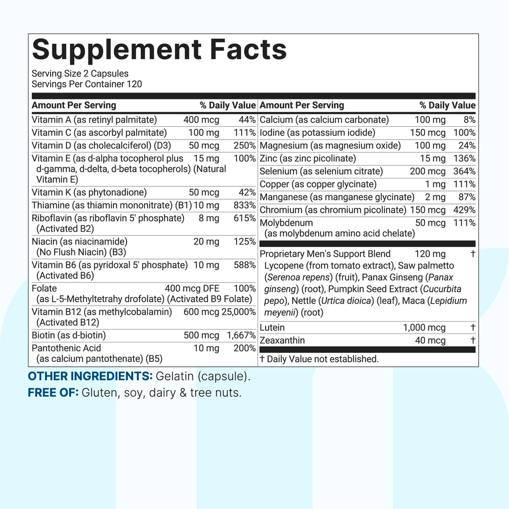 Men's Multivitamin for Daily Wellness

