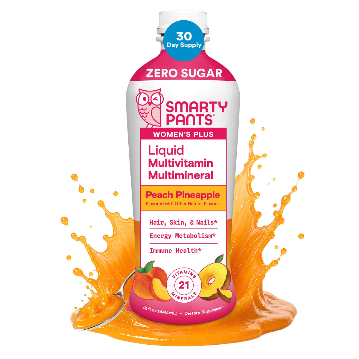 SmartyPants Women's Multivitamin Gummies, Omega-3 DHA/EPA